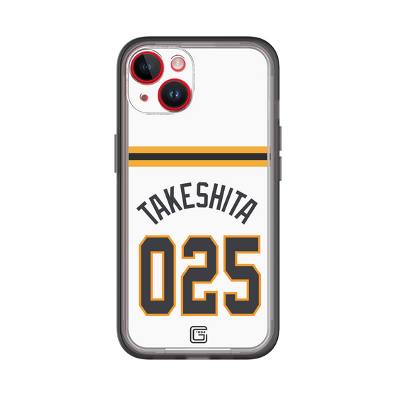 スリムプロテクションプレミアムケース［ 読売ジャイアンツ - #025 TAKESHITA - ホーム ］