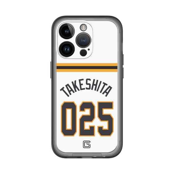 スリムプロテクションプレミアムケース［ 読売ジャイアンツ - #025 TAKESHITA - ホーム ］
