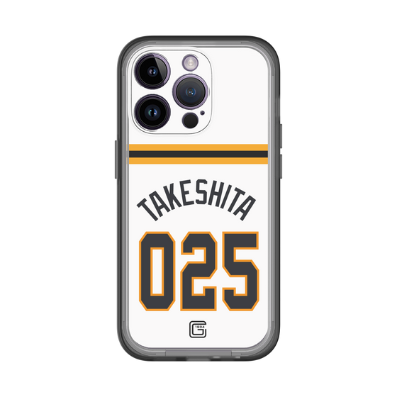 スリムプロテクションプレミアムケース［ 読売ジャイアンツ - #025 TAKESHITA - ホーム ］