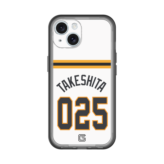 スリムプロテクションプレミアムケース［ 読売ジャイアンツ - #025 TAKESHITA - ホーム ］
