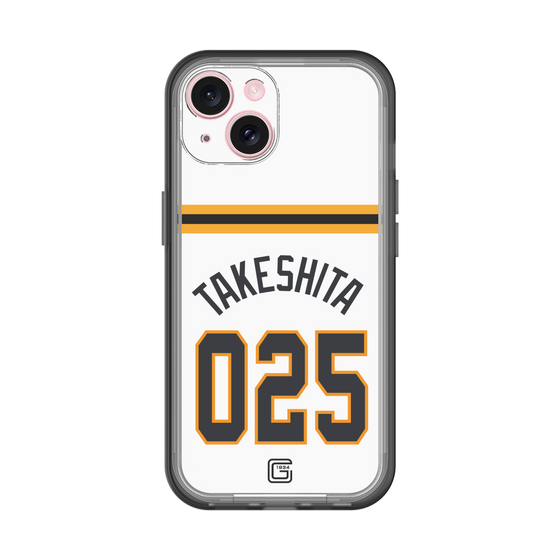 スリムプロテクションプレミアムケース［ 読売ジャイアンツ - #025 TAKESHITA - ホーム ］