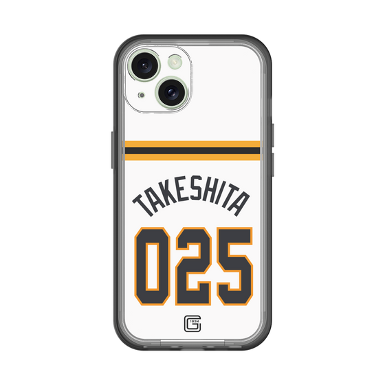 スリムプロテクションプレミアムケース［ 読売ジャイアンツ - #025 TAKESHITA - ホーム ］