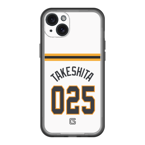 スリムプロテクションプレミアムケース［ 読売ジャイアンツ - #025 TAKESHITA - ホーム ］