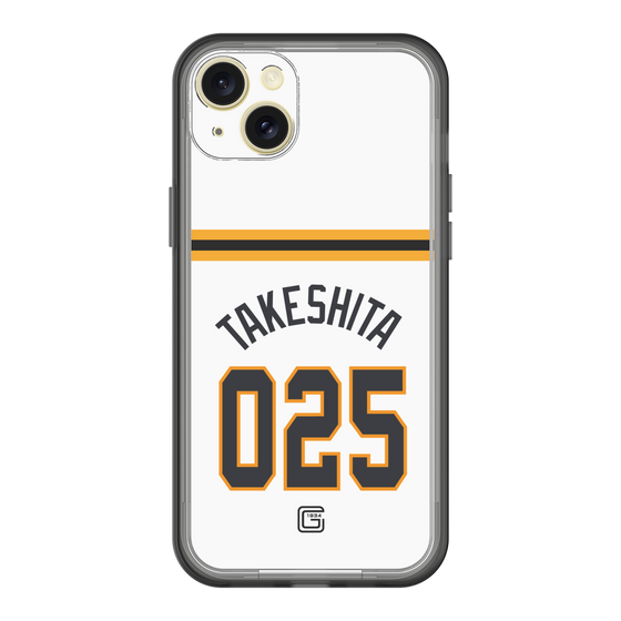 スリムプロテクションプレミアムケース［ 読売ジャイアンツ - #025 TAKESHITA - ホーム ］