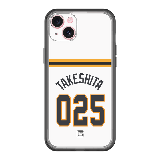 スリムプロテクションプレミアムケース［ 読売ジャイアンツ - #025 TAKESHITA - ホーム ］
