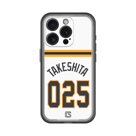 スリムプロテクションプレミアムケース［ 読売ジャイアンツ - #025 TAKESHITA - ホーム ］