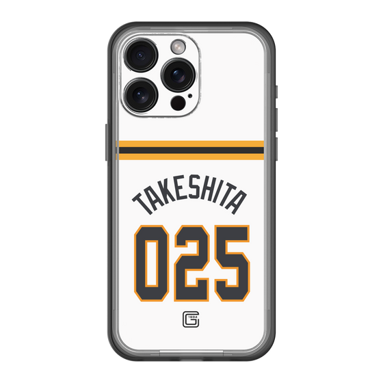 スリムプロテクションプレミアムケース［ 読売ジャイアンツ - #025 TAKESHITA - ホーム ］
