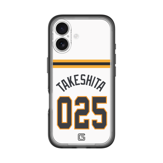 スリムプロテクションプレミアムケース［ 読売ジャイアンツ - #025 TAKESHITA - ホーム ］