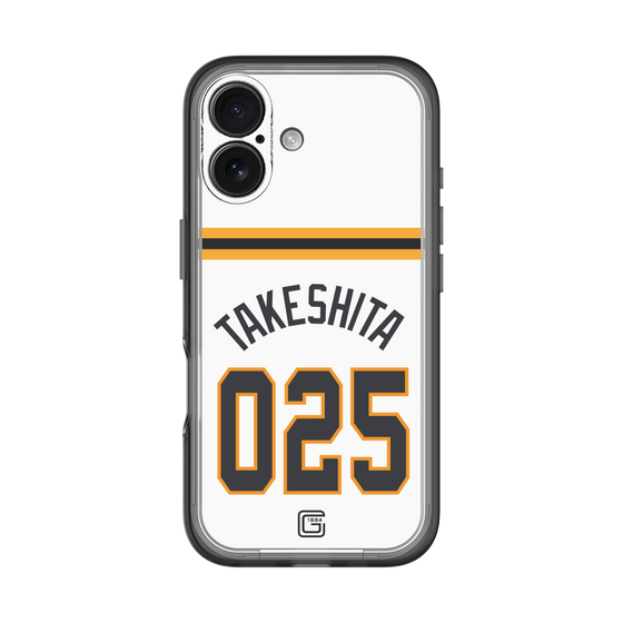 スリムプロテクションプレミアムケース［ 読売ジャイアンツ - #025 TAKESHITA - ホーム ］