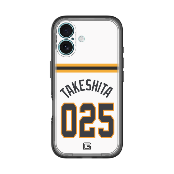 スリムプロテクションプレミアムケース［ 読売ジャイアンツ - #025 TAKESHITA - ホーム ］
