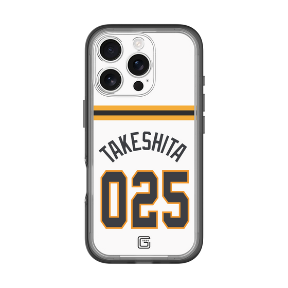 スリムプロテクションプレミアムケース［ 読売ジャイアンツ - #025 TAKESHITA - ホーム ］