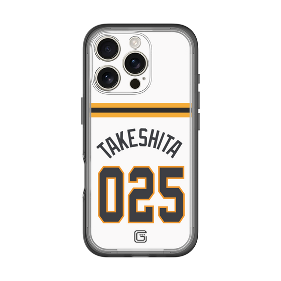 スリムプロテクションプレミアムケース［ 読売ジャイアンツ - #025 TAKESHITA - ホーム ］