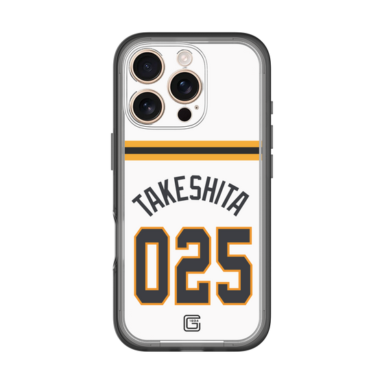 スリムプロテクションプレミアムケース［ 読売ジャイアンツ - #025 TAKESHITA - ホーム ］