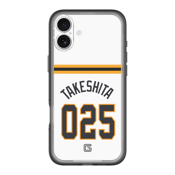 スリムプロテクションプレミアムケース［ 読売ジャイアンツ - #025 TAKESHITA - ホーム ］