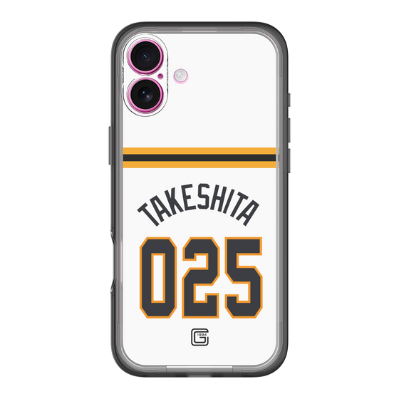 スリムプロテクションプレミアムケース［ 読売ジャイアンツ - #025 TAKESHITA - ホーム ］