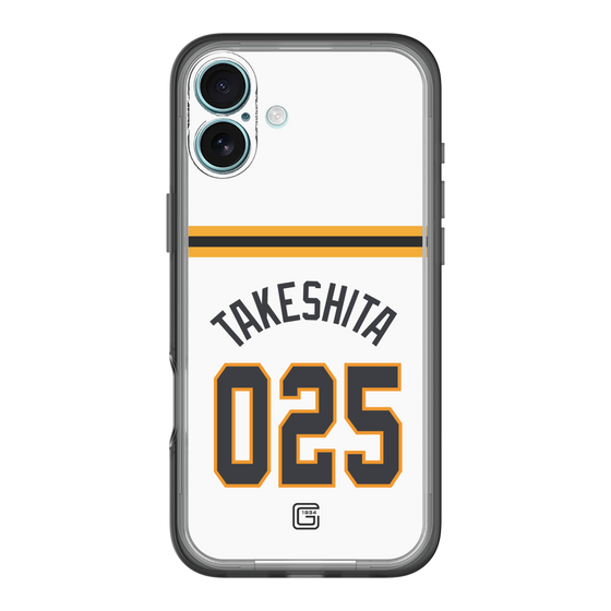スリムプロテクションプレミアムケース［ 読売ジャイアンツ - #025 TAKESHITA - ホーム ］