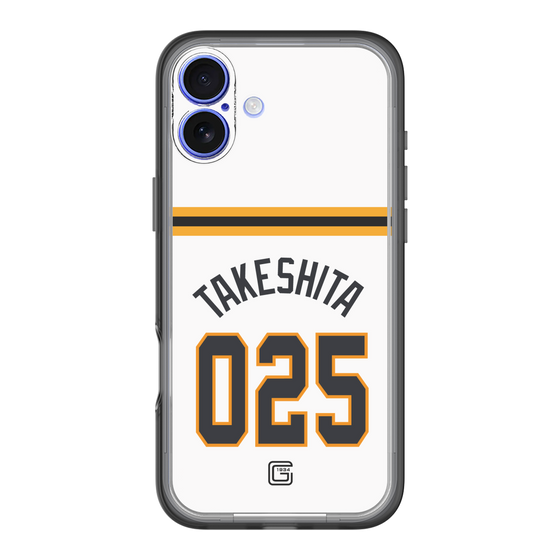 スリムプロテクションプレミアムケース［ 読売ジャイアンツ - #025 TAKESHITA - ホーム ］