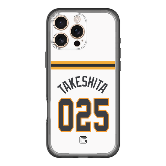 スリムプロテクションプレミアムケース［ 読売ジャイアンツ - #025 TAKESHITA - ホーム ］
