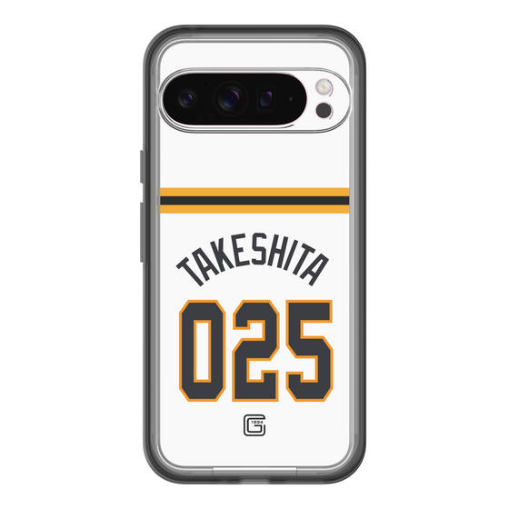 スリムプロテクションプレミアムケース［ 読売ジャイアンツ - #025 TAKESHITA - ホーム ］