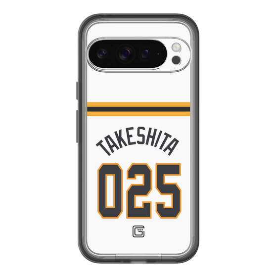 スリムプロテクションプレミアムケース［ 読売ジャイアンツ - #025 TAKESHITA - ホーム ］