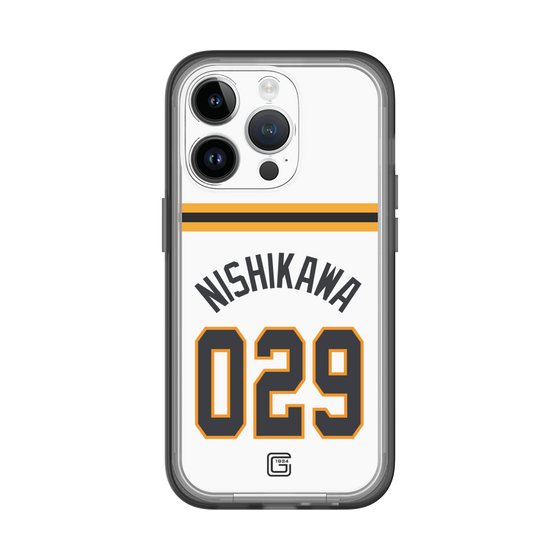 スリムプロテクションプレミアムケース［ 読売ジャイアンツ - #029 NISHIKAWA - ホーム ］