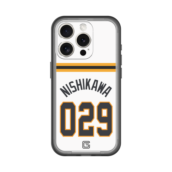 スリムプロテクションプレミアムケース［ 読売ジャイアンツ - #029 NISHIKAWA - ホーム ］