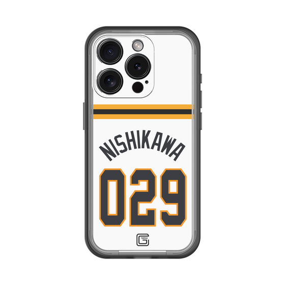 スリムプロテクションプレミアムケース［ 読売ジャイアンツ - #029 NISHIKAWA - ホーム ］