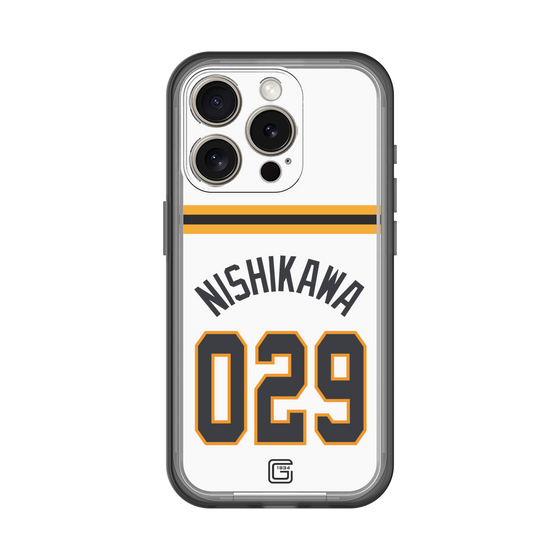 スリムプロテクションプレミアムケース［ 読売ジャイアンツ - #029 NISHIKAWA - ホーム ］