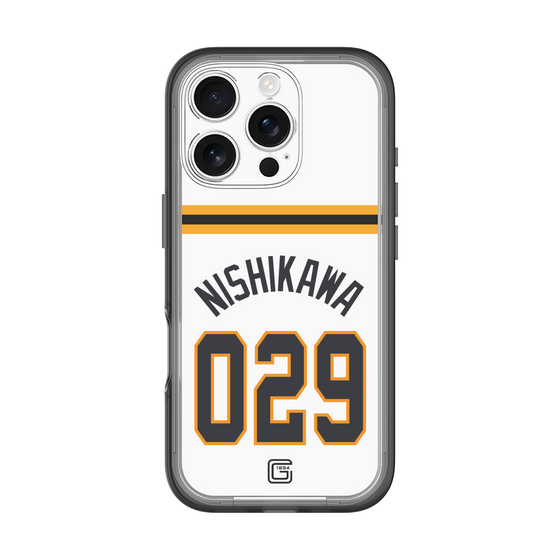 スリムプロテクションプレミアムケース［ 読売ジャイアンツ - #029 NISHIKAWA - ホーム ］