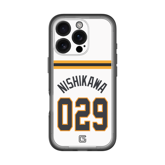 スリムプロテクションプレミアムケース［ 読売ジャイアンツ - #029 NISHIKAWA - ホーム ］