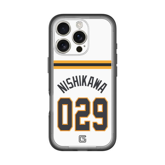 スリムプロテクションプレミアムケース［ 読売ジャイアンツ - #029 NISHIKAWA - ホーム ］