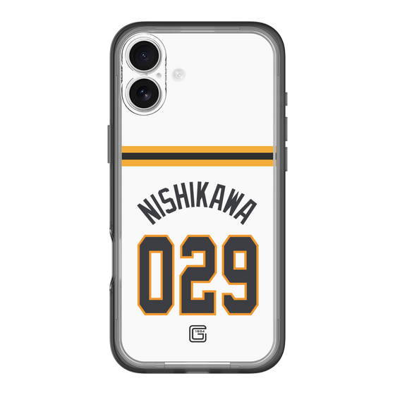 スリムプロテクションプレミアムケース［ 読売ジャイアンツ - #029 NISHIKAWA - ホーム ］
