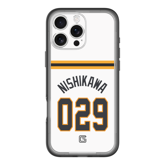 スリムプロテクションプレミアムケース［ 読売ジャイアンツ - #029 NISHIKAWA - ホーム ］