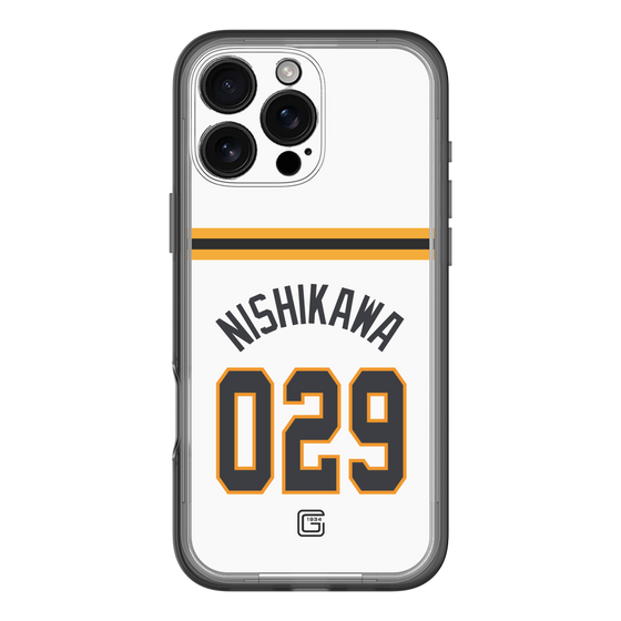 スリムプロテクションプレミアムケース［ 読売ジャイアンツ - #029 NISHIKAWA - ホーム ］