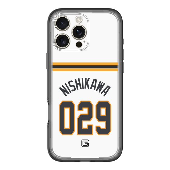 スリムプロテクションプレミアムケース［ 読売ジャイアンツ - #029 NISHIKAWA - ホーム ］
