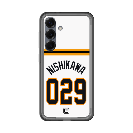 スリムプロテクションプレミアムケース［ 読売ジャイアンツ - #029 NISHIKAWA - ホーム ］