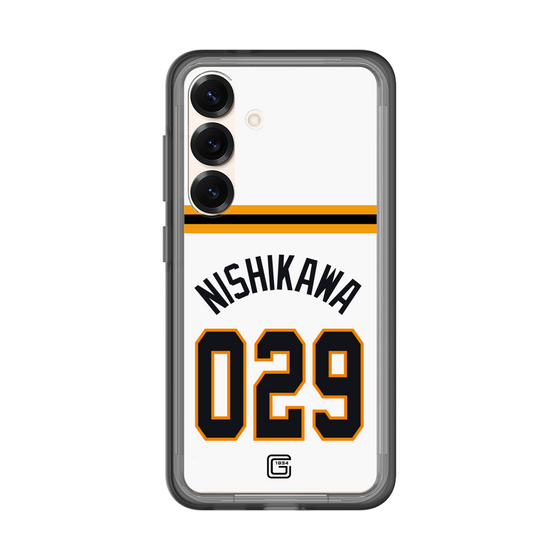 スリムプロテクションプレミアムケース［ 読売ジャイアンツ - #029 NISHIKAWA - ホーム ］