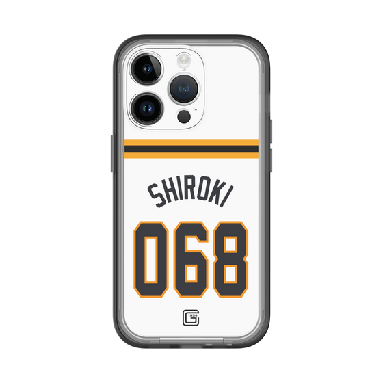 スリムプロテクションプレミアムケース［ 読売ジャイアンツ - #068 SHIROKI - ホーム ］