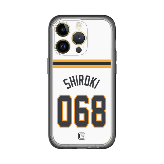 スリムプロテクションプレミアムケース［ 読売ジャイアンツ - #068 SHIROKI - ホーム ］