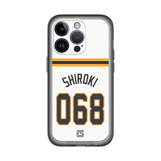 スリムプロテクションプレミアムケース［ 読売ジャイアンツ - #068 SHIROKI - ホーム ］