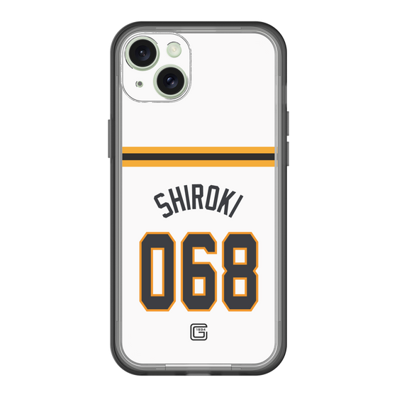 スリムプロテクションプレミアムケース［ 読売ジャイアンツ - #068 SHIROKI - ホーム ］
