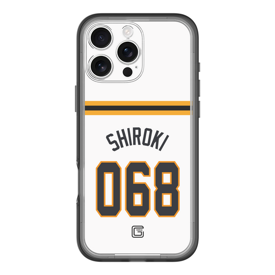 スリムプロテクションプレミアムケース［ 読売ジャイアンツ - #068 SHIROKI - ホーム ］