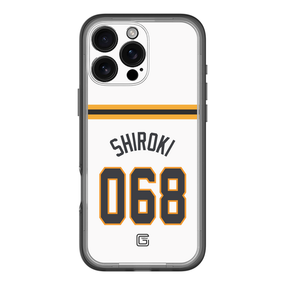 スリムプロテクションプレミアムケース［ 読売ジャイアンツ - #068 SHIROKI - ホーム ］