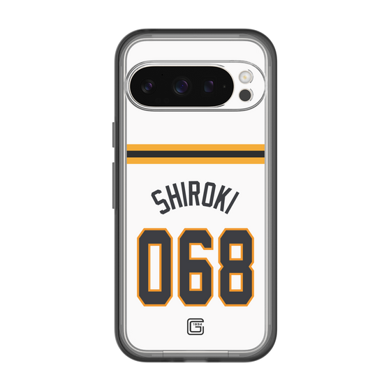 スリムプロテクションプレミアムケース［ 読売ジャイアンツ - #068 SHIROKI - ホーム ］