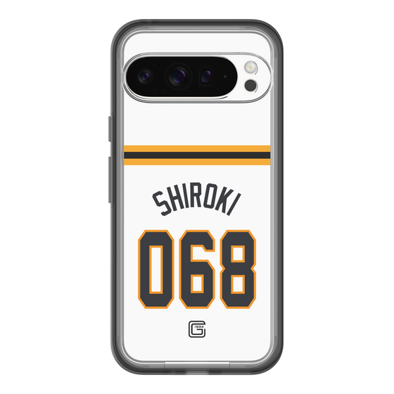 スリムプロテクションプレミアムケース［ 読売ジャイアンツ - #068 SHIROKI - ホーム ］