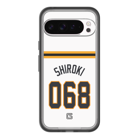 スリムプロテクションプレミアムケース［ 読売ジャイアンツ - #068 SHIROKI - ホーム ］