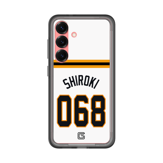 スリムプロテクションプレミアムケース［ 読売ジャイアンツ - #068 SHIROKI - ホーム ］