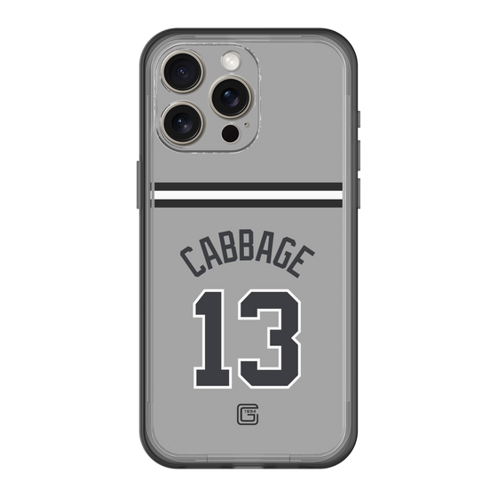 スリムプロテクションプレミアムケース［ 読売ジャイアンツ - #13 CABBAGE - ビジター ］