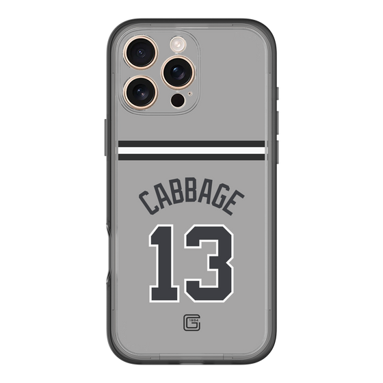 スリムプロテクションプレミアムケース［ 読売ジャイアンツ - #13 CABBAGE - ビジター ］