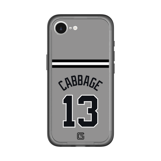 スリムプロテクションプレミアムケース［ 読売ジャイアンツ - #13 CABBAGE - ビジター ］